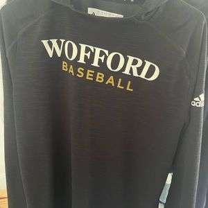 Long sleeve Hoodie (size Large) - Adidas - Wofford Baseball Exclusive